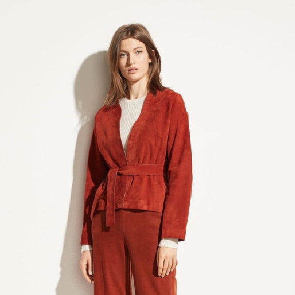 Suede Wrap Jacket - Picture 2 of 5